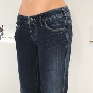 Silver "Santorini" crop jeans size 27 EUC